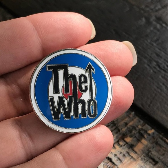 Rock Band Collectible Enamel Pin Set THE WHO and THE STONES - NEW! 807 - Picture 2 of 12